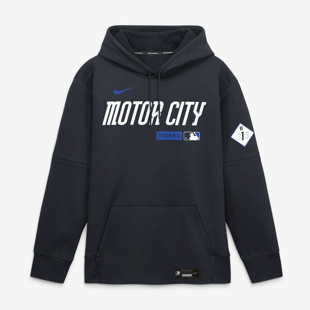 Detroit Tigers Nike Authentic Collection City Connect Therma-FIT Hoodie - Navy Hoodies