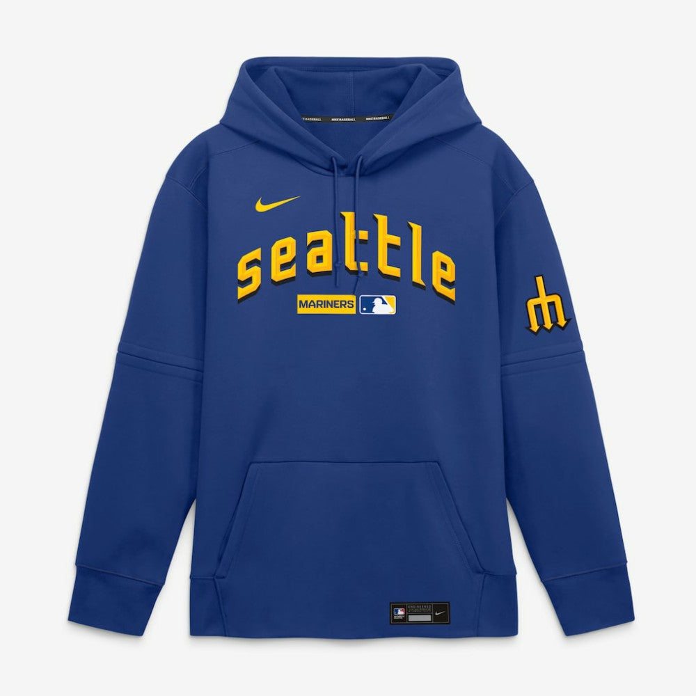 Seattle Mariners Nike Authentic Collection City Connect Therma-FIT Hoodie - Royal Hoodies