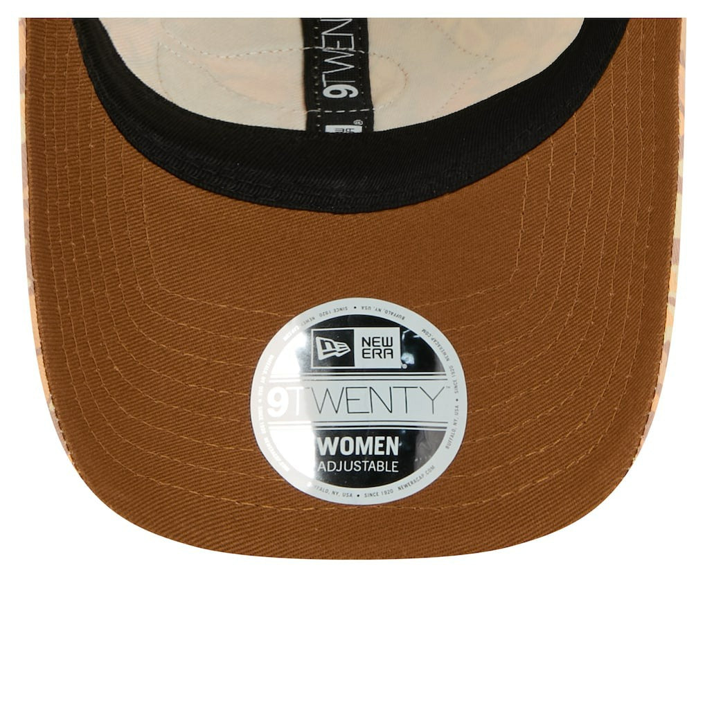Chicago Bears New Era Women's Floral 9TWENTY Adjustable Hat Tan