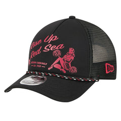 Arizona Cardinals New Era Gas Station 9FORTY A-Frame M-Crown Adjustable Trucker Hat Black