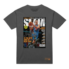 Jeremy Lin New York Knicks NBA Slam Cover T-Shirt Gray