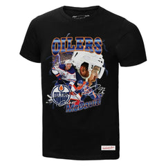 NHL Connor McDavid Edmonton Oilers Mitchell & Ness 2.0 Player Graphic T-Shirt - Black