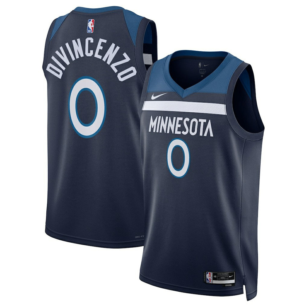 Donte DiVincenzo Minnesota Timberwolves Unisex Swingman Jersey Icon Edition Navy