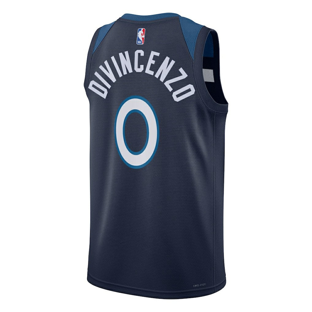 Donte DiVincenzo Minnesota Timberwolves Unisex Swingman Jersey Icon Edition Navy