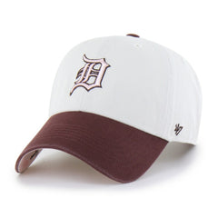 Detroit Tigers '47 Unisex Love Letter Clean Up Adjustable Hat - Stone/Burgundy Hats