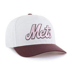 New York Mets '47 Unisex Love Letter Adjustable Hitch Hat - Stone/Burgundy Hats