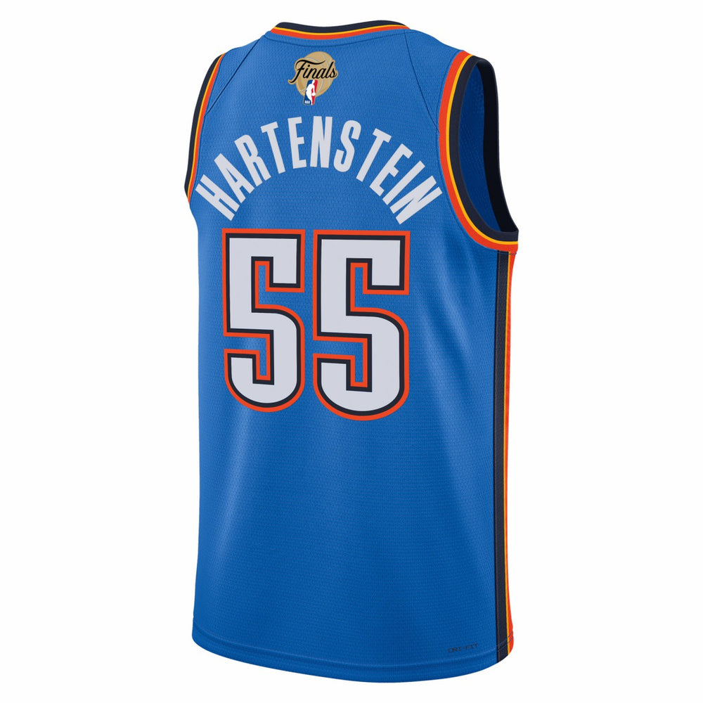 Isaiah Hartenstein Oklahoma City Thunder Unisex 2025 NBA Finals Swingman Jersey Icon Edition Blue