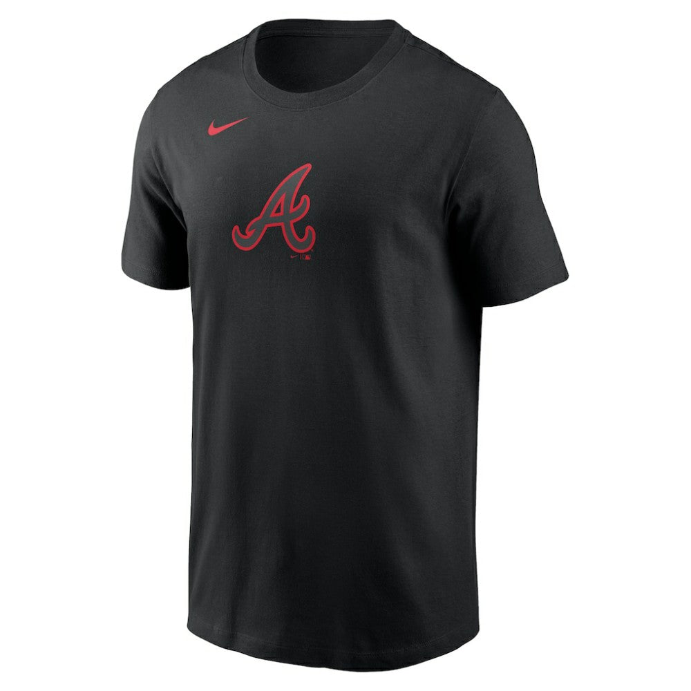 Atlanta Braves Nike Color Pop T-Shirt - Black T-shirts