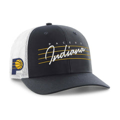 Indiana Pacers '47 Downburst Trucker Adjustable Hat Navy