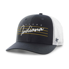Indiana Pacers '47 Downburst Trucker Adjustable Hat Navy