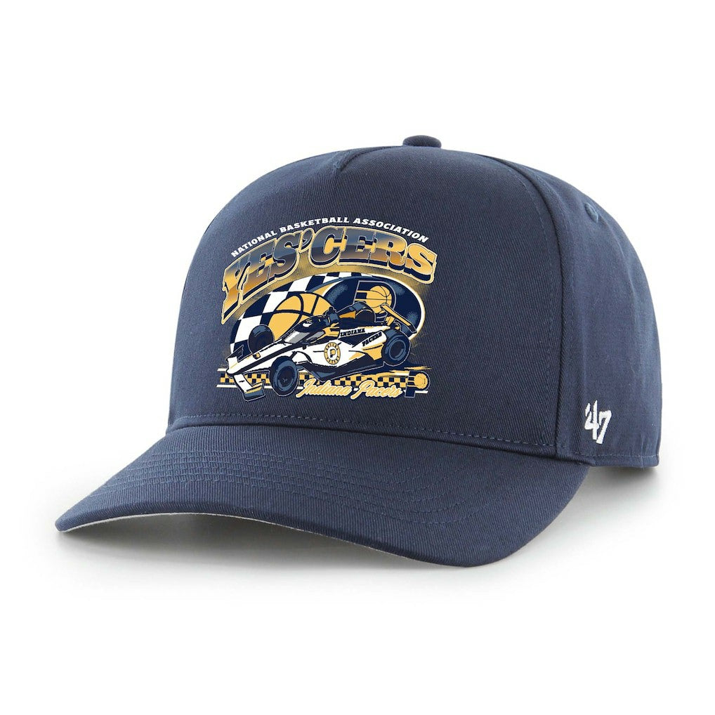 Indiana Pacers '47 Solid Hitch Adjustable Hat Navy