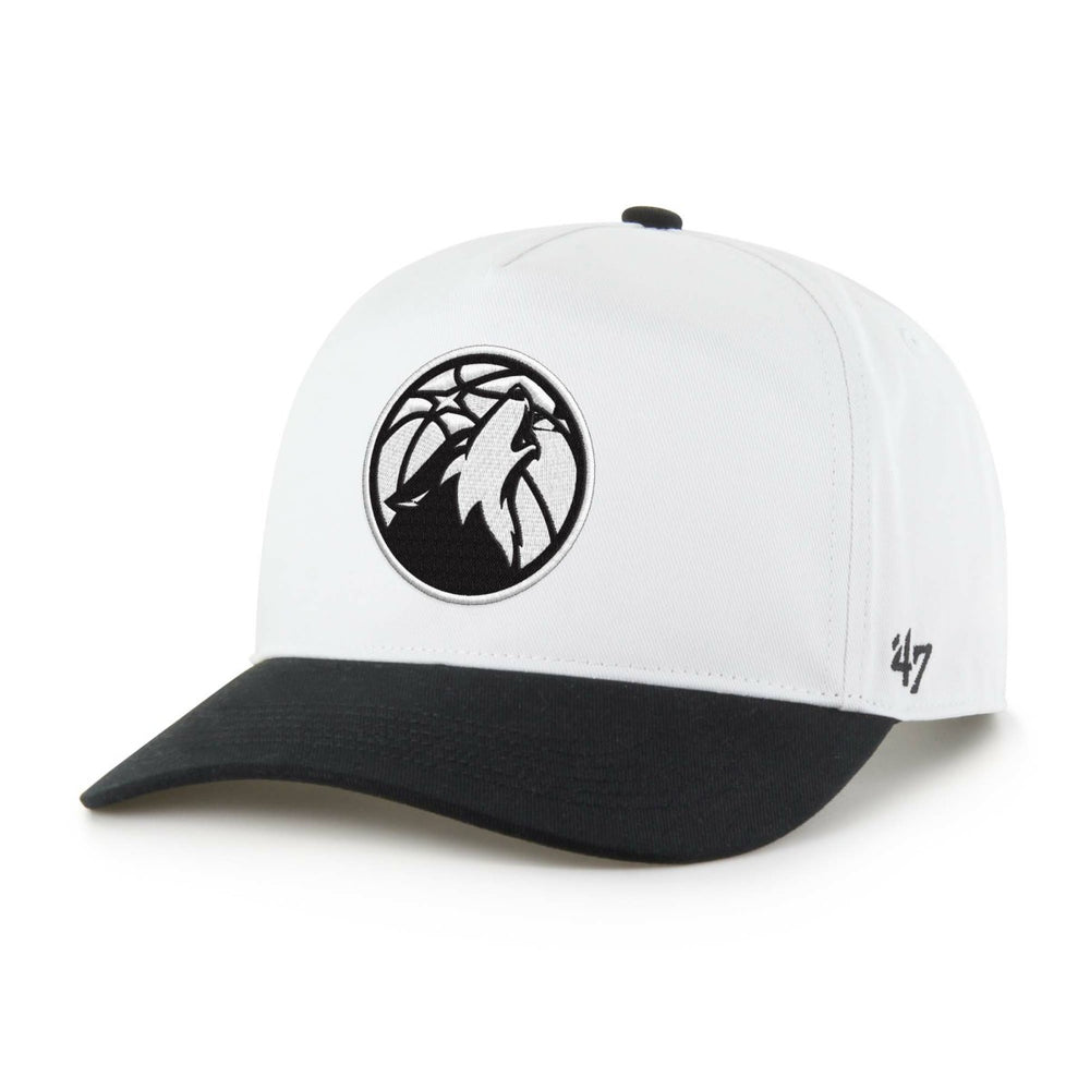 Minnesota Timberwolves '47 Black & White Hitch Adjustable Hat