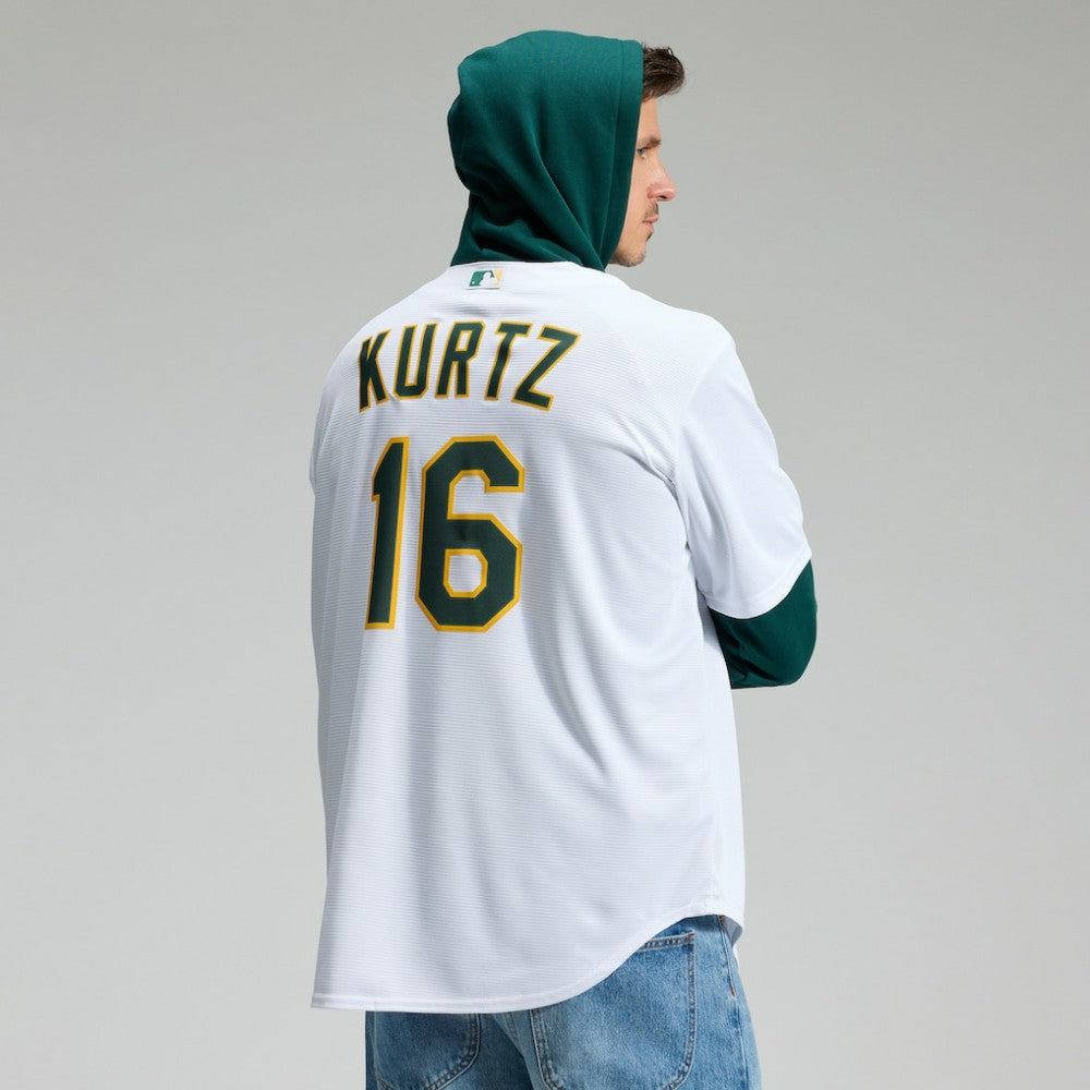 Nick Kurtz Athletics Nike Home Replica Player Jersey - White Jerseys