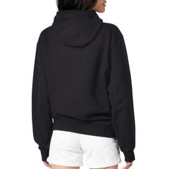 Las Vegas Raiders G-III 4Her by Carl Banks Women's Pinstripe Circle Fleece Pullover Hoodie Black