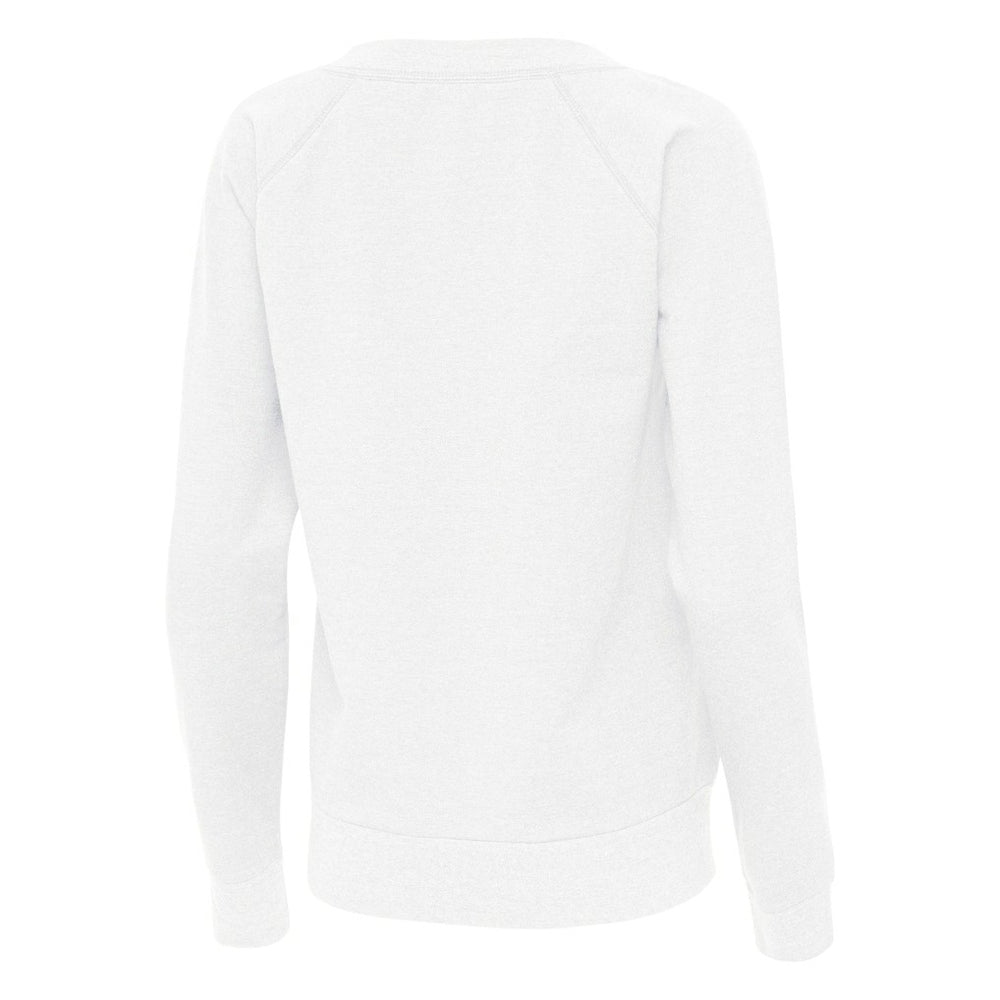 Chicago Bears Antigua Women's Varsity Tri-Blend V-Neck Long Sleeve T-Shirt White