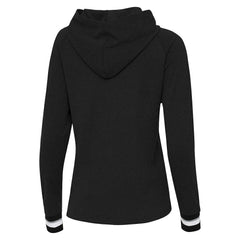 Baltimore Ravens Antigua Women's Trek Raglan Pullover Hoodie Black