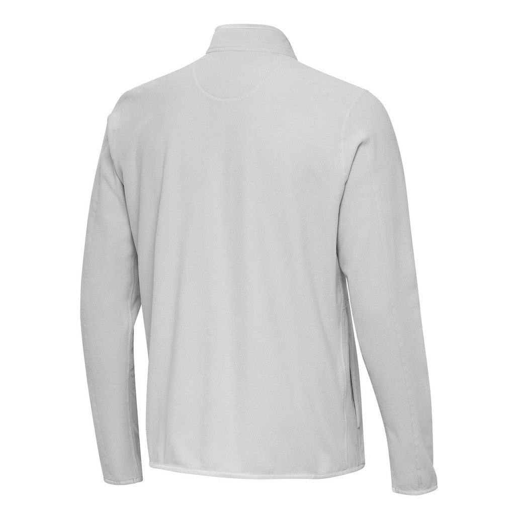 Miami Dolphins Antigua Step Up Quarter-Zip Pullover Gray