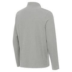 Buffalo Bills Antigua Sync Tri-Blend Quarter-Zip Pullover Heather Gray