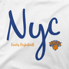 New York Knicks Stadium Essentials Cropped Third Quarter T-Shirt White