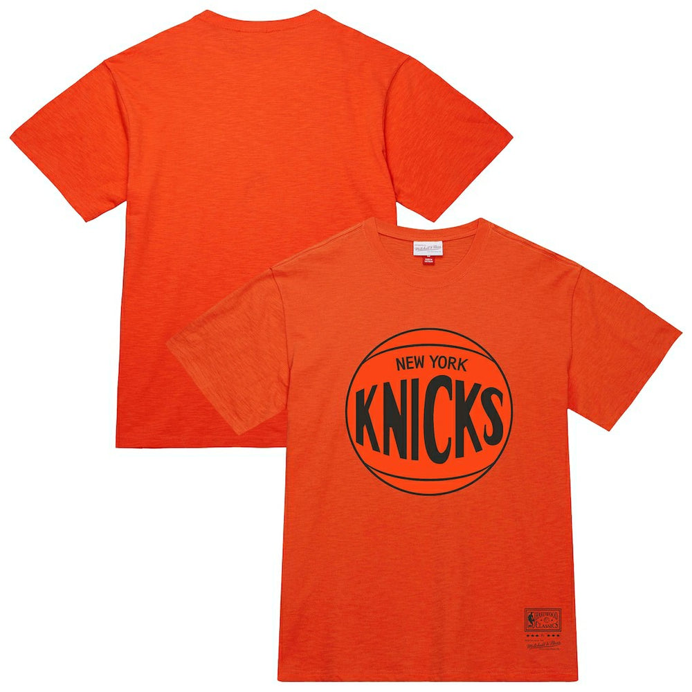 New York Knicks Unisex Hardwood Classics MVP Logo T-Shirt Orange