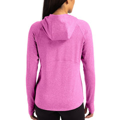 Buffalo Bills Cutter & Buck Women's Tonal Logo Adapt Knit Recycled Raglan Pullover Hoodie Pink