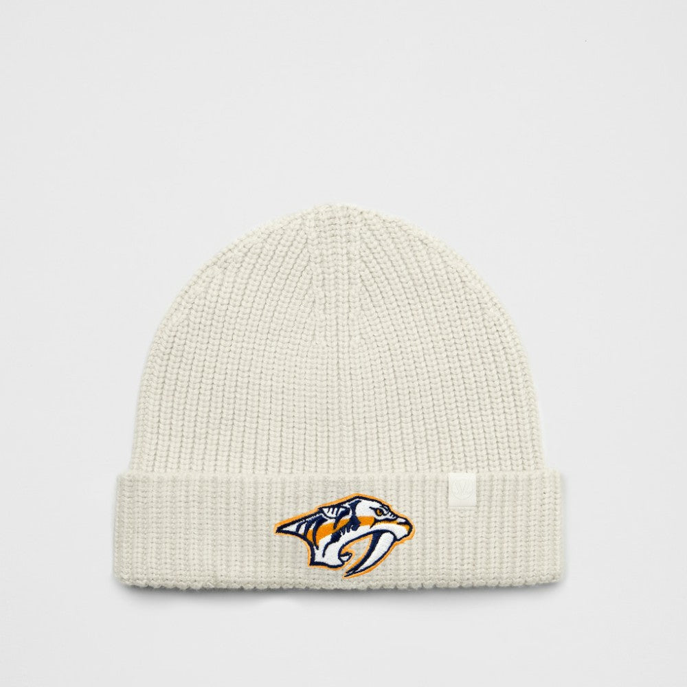 NHL Nashville Predators lululemon Unisex Close-Fit Wool-Blend Ribbed Beanie - Heathered Bone