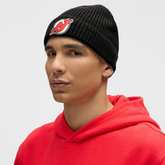 NHL New Jersey Devils lululemon Unisex Close-Fit Wool-Blend Ribbed Beanie - Black