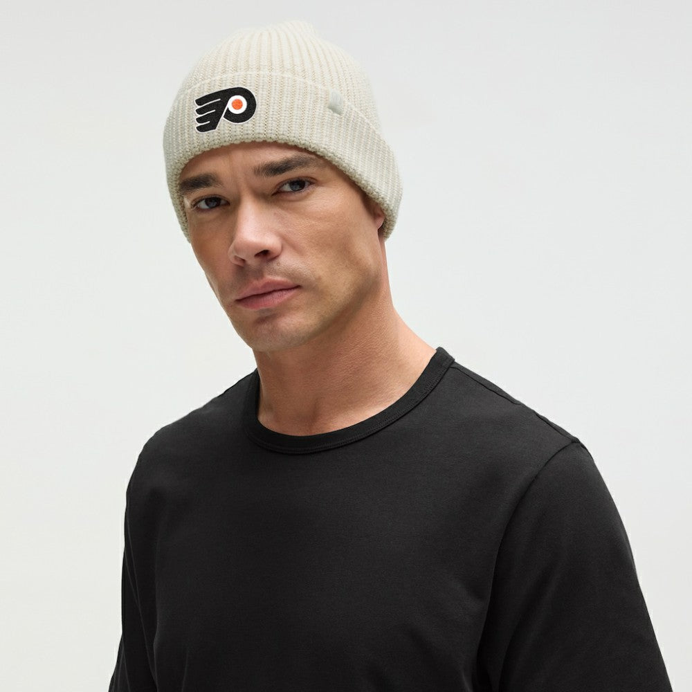 NHL Philadelphia Flyers lululemon Unisex Close-Fit Wool-Blend Ribbed Beanie - Heathered Bone