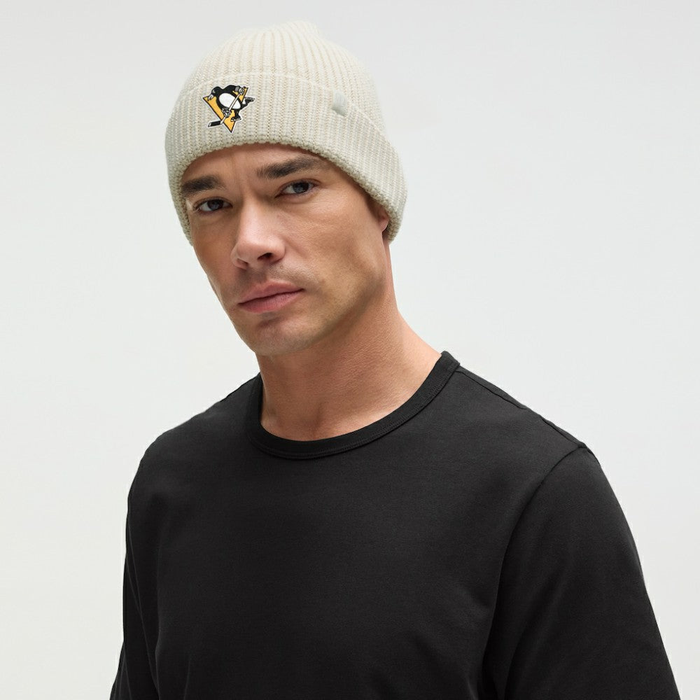 NHL Pittsburgh Penguins lululemon Unisex Close-Fit Wool-Blend Ribbed Beanie - Heathered Bone