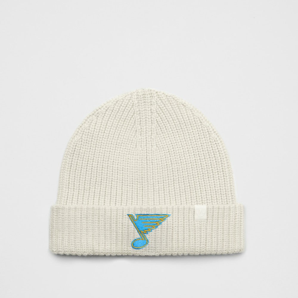 NHL St. Louis Blues lululemon Unisex Close-Fit Wool-Blend Ribbed Beanie - Heathered Bone