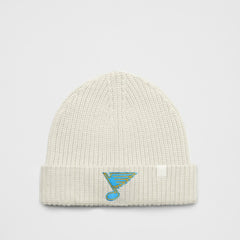 NHL St. Louis Blues lululemon Unisex Close-Fit Wool-Blend Ribbed Beanie - Heathered Bone