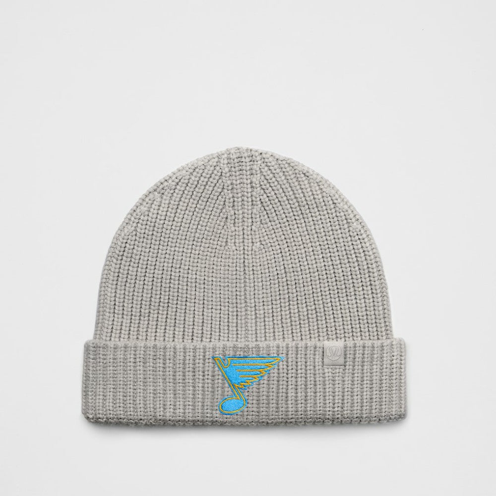 NHL St. Louis Blues lululemon Unisex Close-Fit Wool-Blend Ribbed Beanie - Heathered Gull Grey
