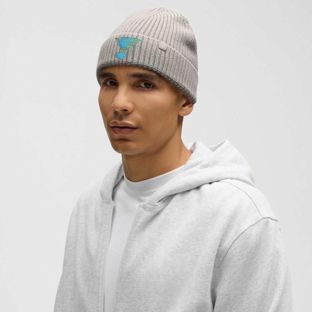 NHL St. Louis Blues lululemon Unisex Close-Fit Wool-Blend Ribbed Beanie - Heathered Gull Grey