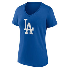 Shohei Ohtani Los Angeles Dodgers Women's Player Name & Number V-Neck T-Shirt - Royal T-shirts