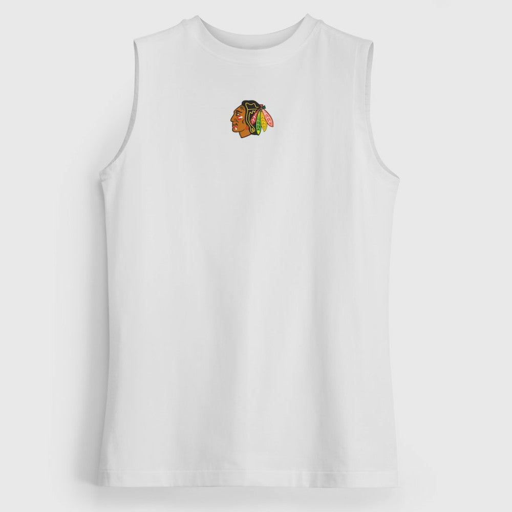 NHL Chicago Blackhawks lululemon Women's All Yours Organic Cotton Tank Top - White