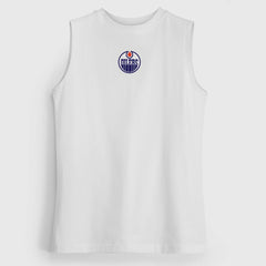 NHL Edmonton Oilers lululemon Women's All Yours Organic Cotton Tank Top - White
