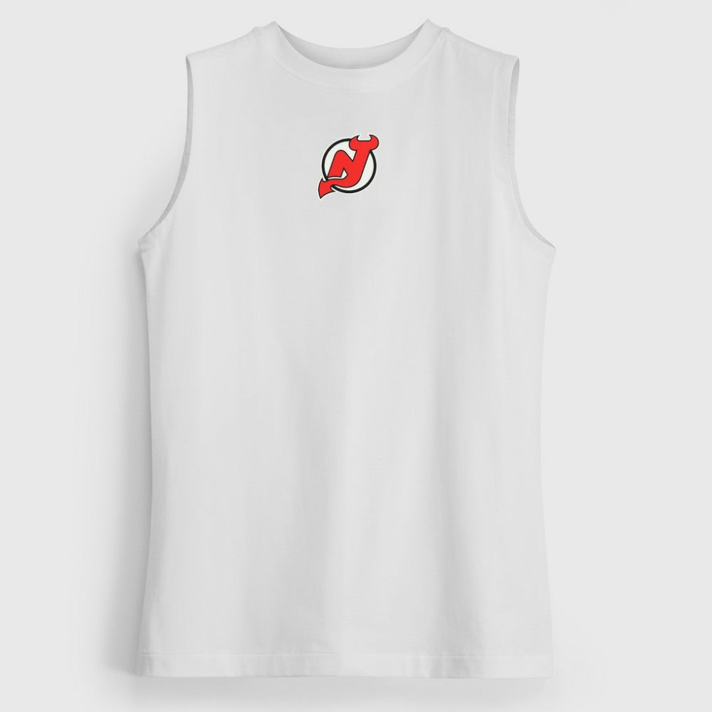 NHL New Jersey Devils lululemon Women's All Yours Organic Cotton Tank Top - White