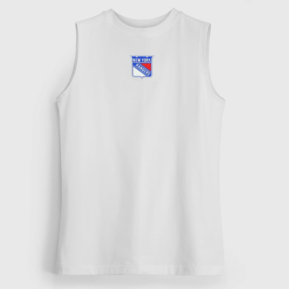 NHL New York Rangers lululemon Women's All Yours Organic Cotton Tank Top - White