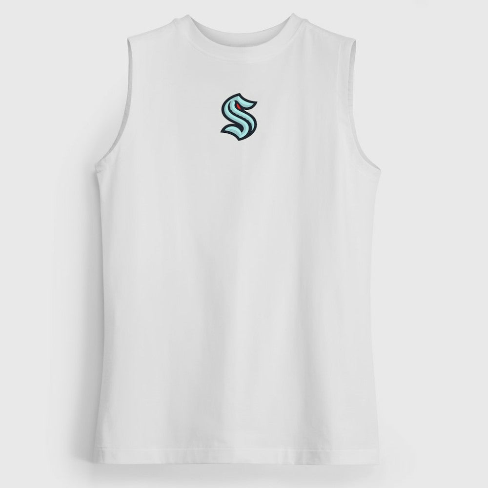 NHL Seattle Kraken lululemon Women's All Yours Organic Cotton Tank Top - White