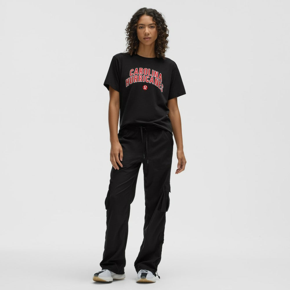 NHL Carolina Hurricanes lululemon Women's All Yours Organic Cotton T-Shirt - Black