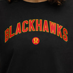 NHL Chicago Blackhawks lululemon Women's All Yours Organic Cotton T-Shirt - Black