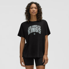 NHL Los Angeles Kings lululemon Women's All Yours Organic Cotton T-Shirt - Black