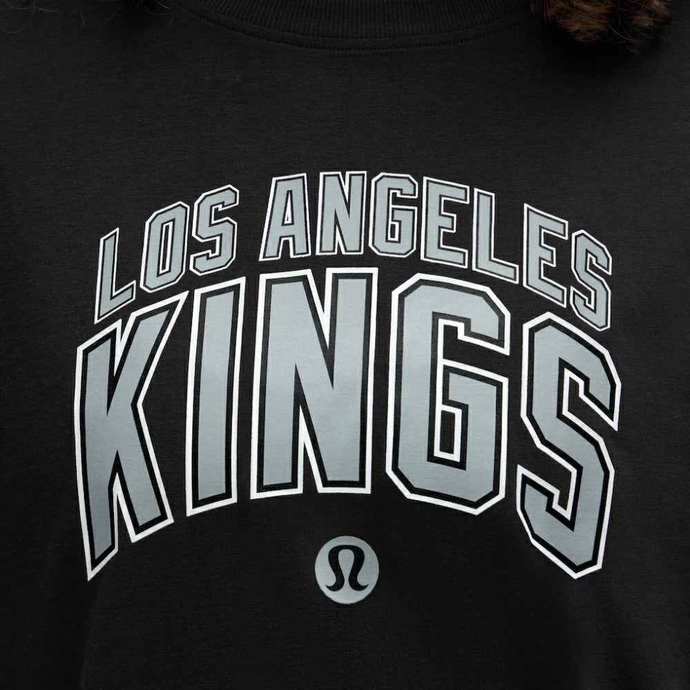 NHL Los Angeles Kings lululemon Women's All Yours Organic Cotton T-Shirt - Black