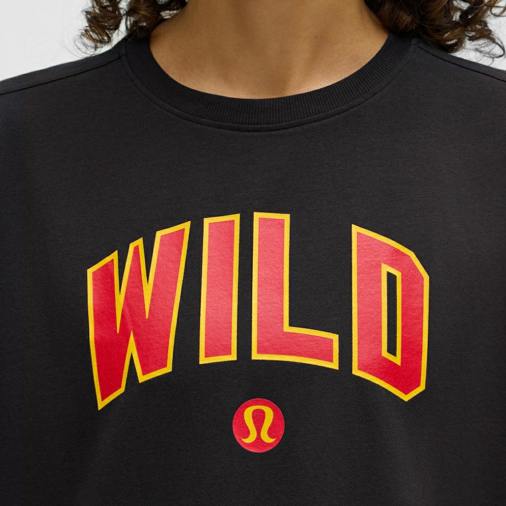 NHL Minnesota Wild lululemon Women's All Yours Organic Cotton T-Shirt - Black