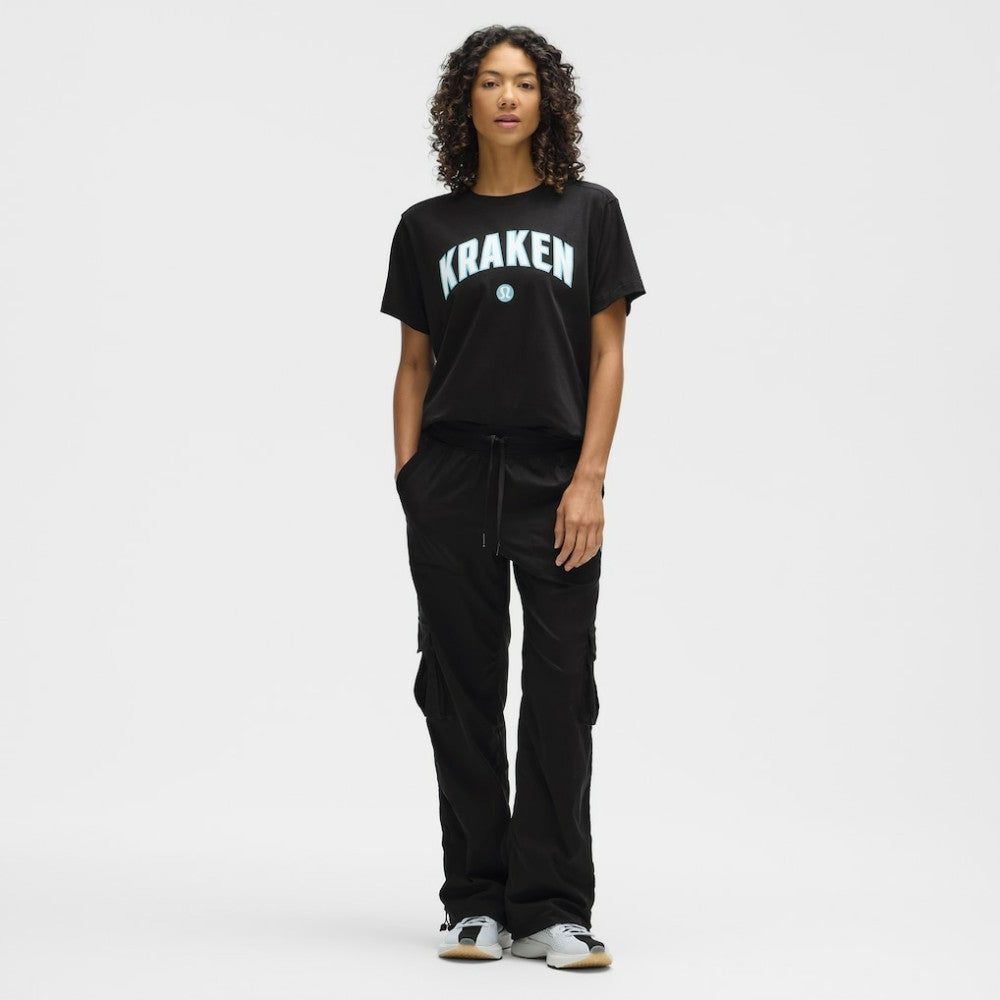 NHL Seattle Kraken lululemon Women's All Yours Organic Cotton T-Shirt - Black