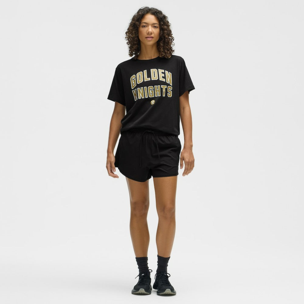NHL Vegas Golden Knights lululemon Women's All Yours Organic Cotton T-Shirt - Black