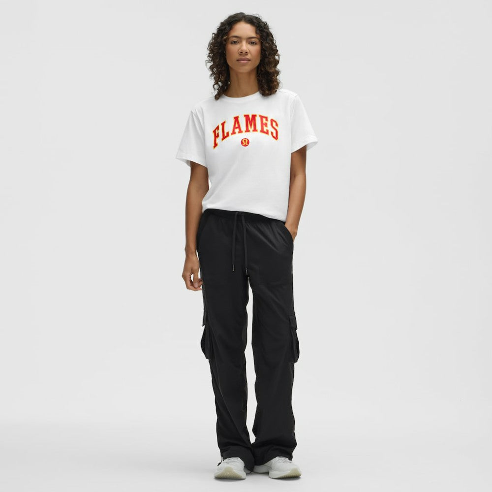 NHL Calgary Flames lululemon Women's All Yours Organic Cotton T-Shirt - White