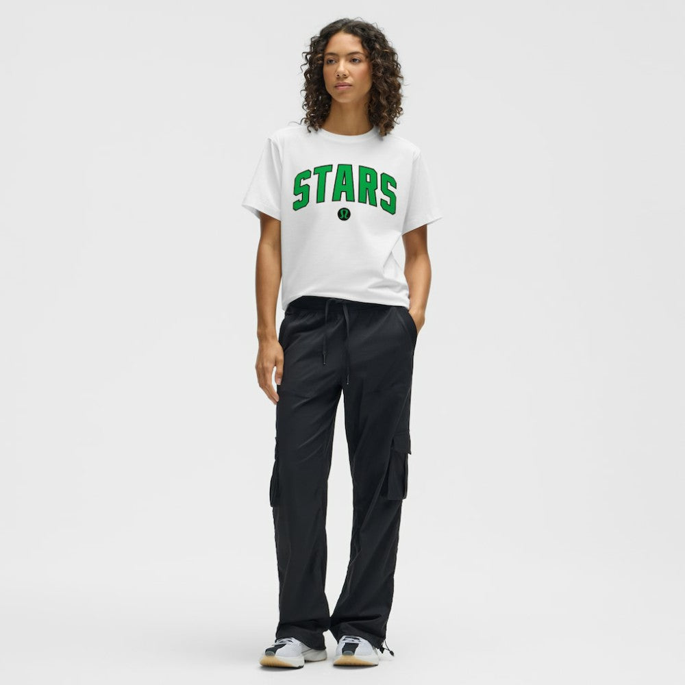 NHL Dallas Stars lululemon Women's All Yours Organic Cotton T-Shirt - White