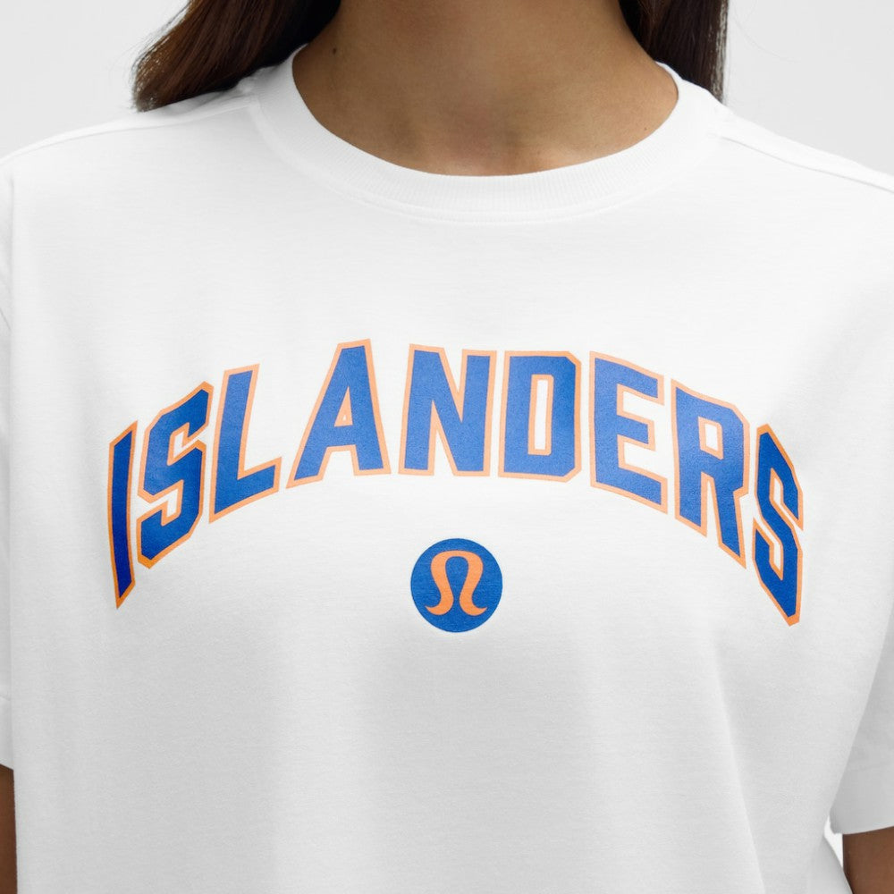 NHL New York Islanders lululemon Women's All Yours Organic Cotton T-Shirt - White