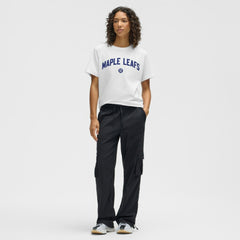 NHL Toronto Maple Leafs lululemon Women's All Yours Organic Cotton T-Shirt - White